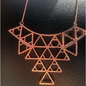Rose gold necklace